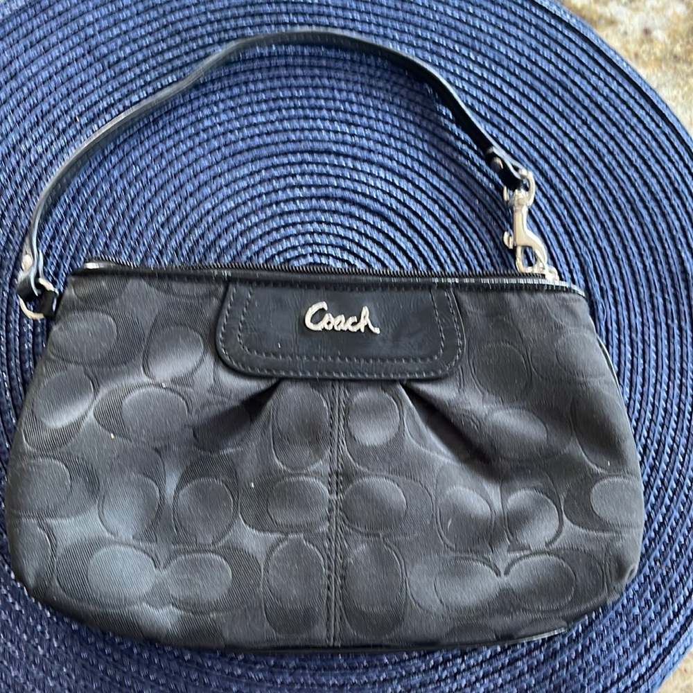 Black Coach Wristlet